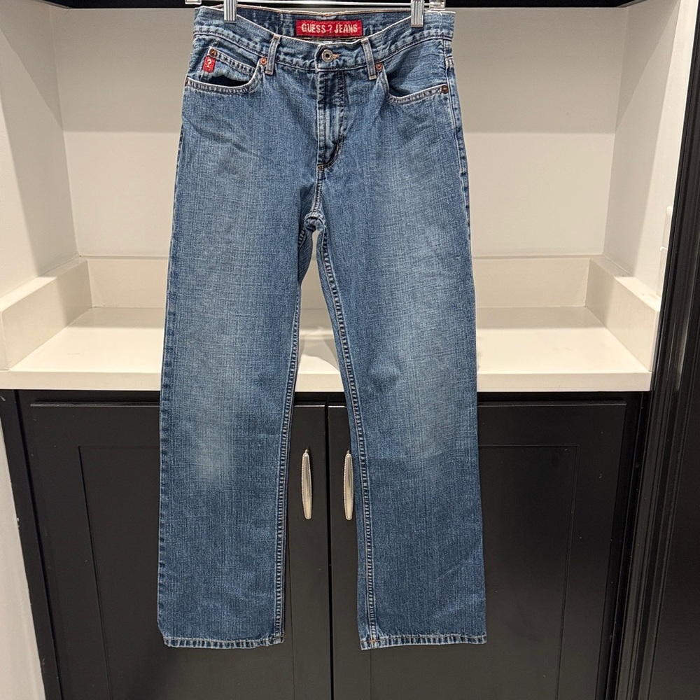 VTG Y2K GUESS Women’s  Denim Straight Jeans | Size 28